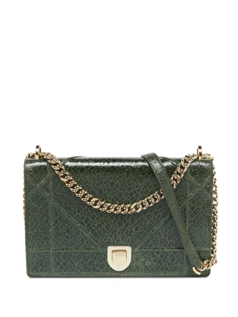 Christian Dior Pre-Owned Cannage Diorama shoulder bag Green 1049396