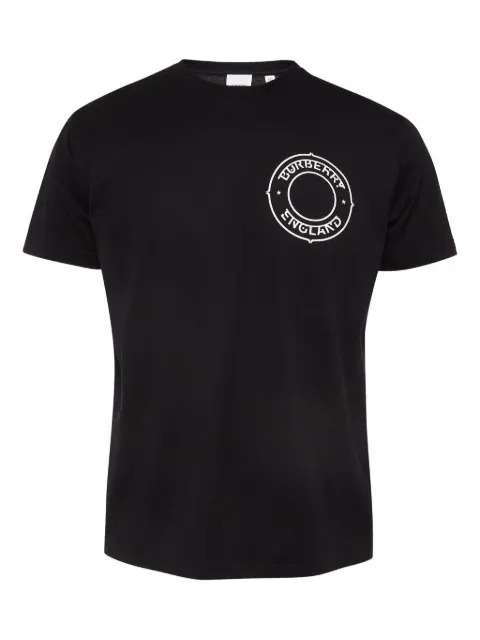 Burberry Pre-Owned logo-print T-shirt Black 1024662
