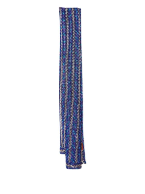 Missoni Pre-Owned knitted scarf Blue 1011794
