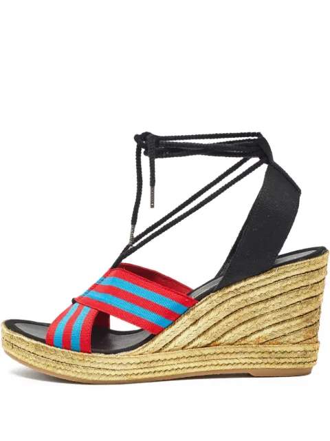 Marc Jacobs Vintage pre-owned 90mm wedge espadrilles Black 998359