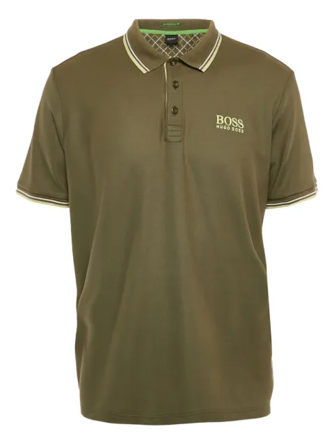 BOSS 2024 cotton-blend polo shirt Green 1109097