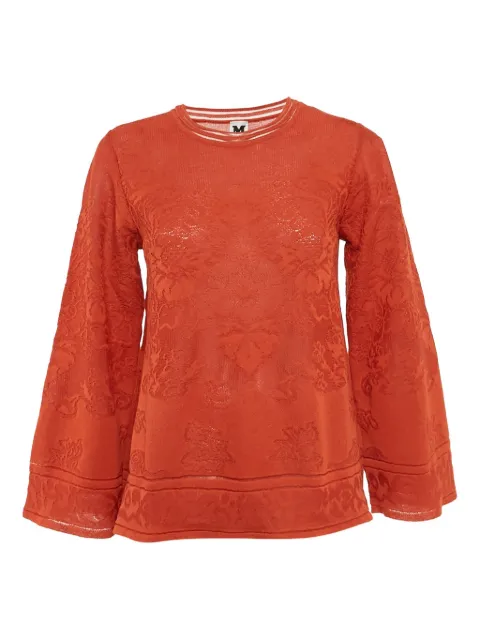 Missoni Pre-Owned cotton-blend sweater Orange 1110836