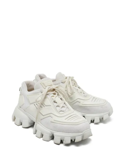 Prada Pre-Owned lace-up sneakers White 1088815