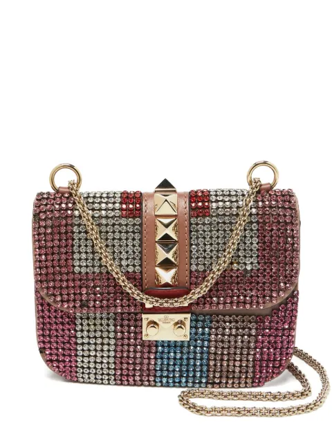 Valentino Garavani Pre-Owned 2024 Glam Lock crossbody bag Brown 1075404