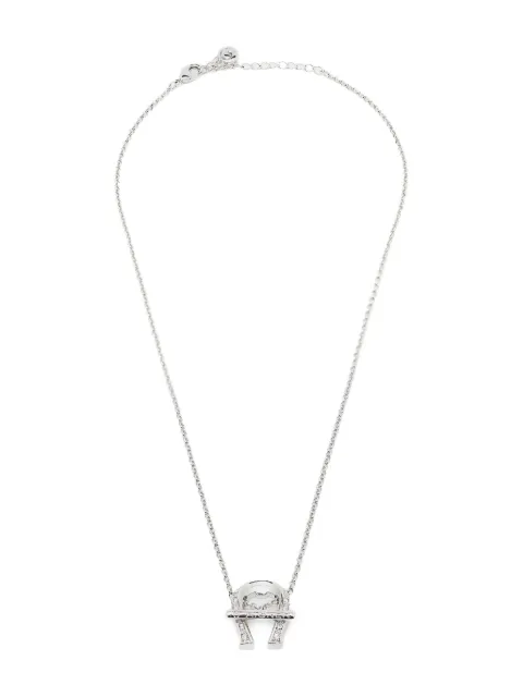 Aigner Vintage logo-pendant necklace Silver 1073182
