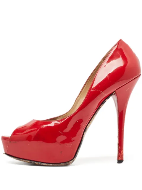 Dolce & Gabbana Pre-Owned 140mm leather heeled pumps Red 994311