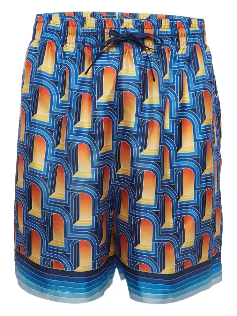 Casablanca printed swim shorts Blue 980609