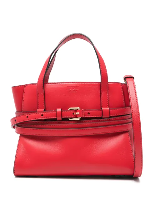 Moschino small Tie Me tote bag Red MC4012PP1NOA
