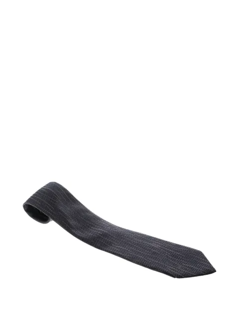 Valentino Garavani Pre-Owned silk pattern tie Grey 144754