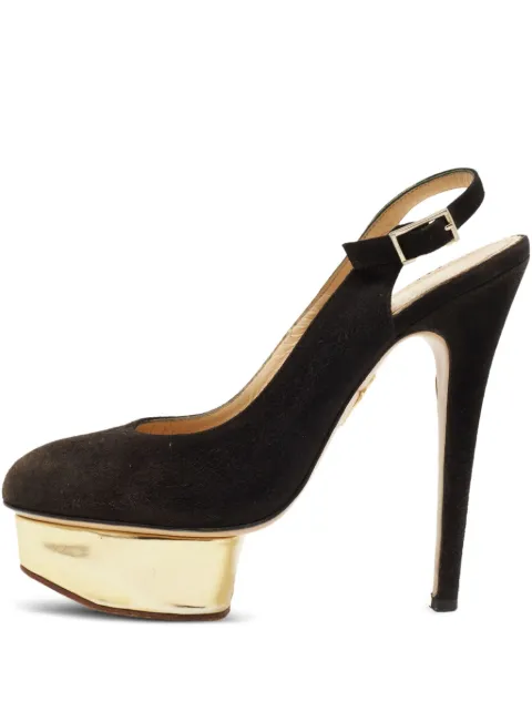 Charlotte Olympia pre-owned Dolly pumps Black 786966