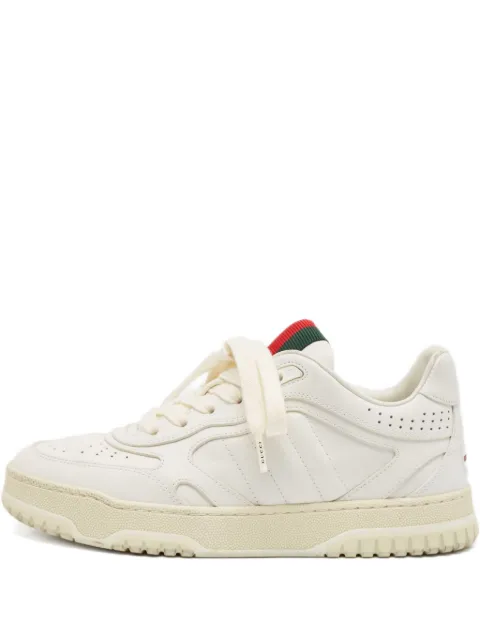 Gucci Pre-Owned Re Web sneakers White 1105694
