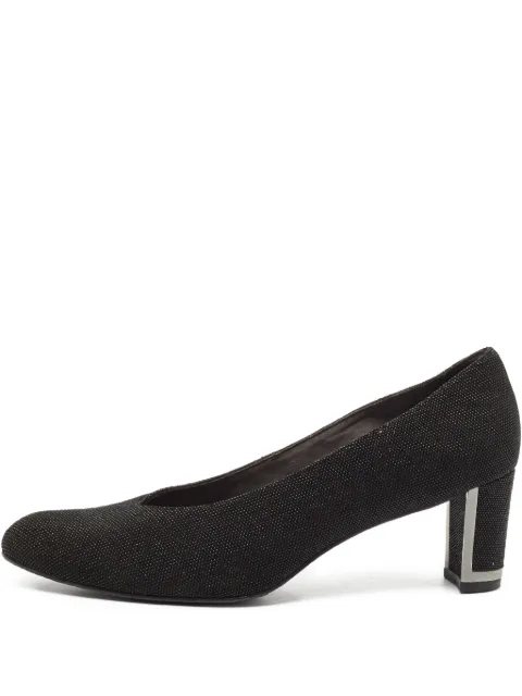 Stuart Weitzman pre-owned 60mm metallic-heel pumps Black 1093916