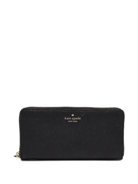 Kate Spade pre-owned zip-around leather wallet Grey 1075737