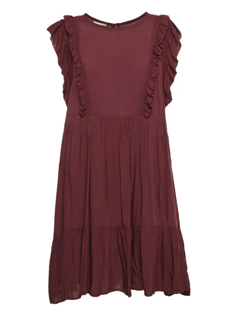 Zadig&Voltaire pre-owned ruffled-sleeve tiered dress Red 1046416