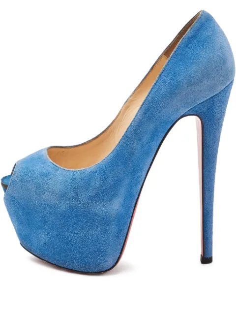 Christian Louboutin Pre-Owned 150mm Daffodile pumps Blue 1081671