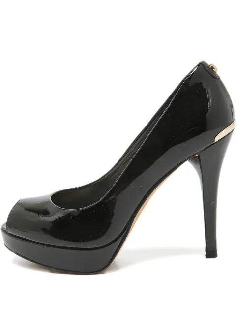 Stuart Weitzman Pre-owned 110mm patent-leather pumps Black 1030380