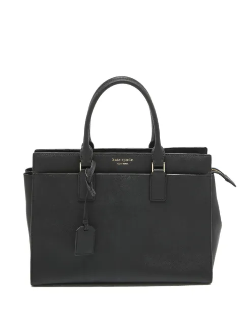 Kate Spade pre-owned leather tote bag Black 954519