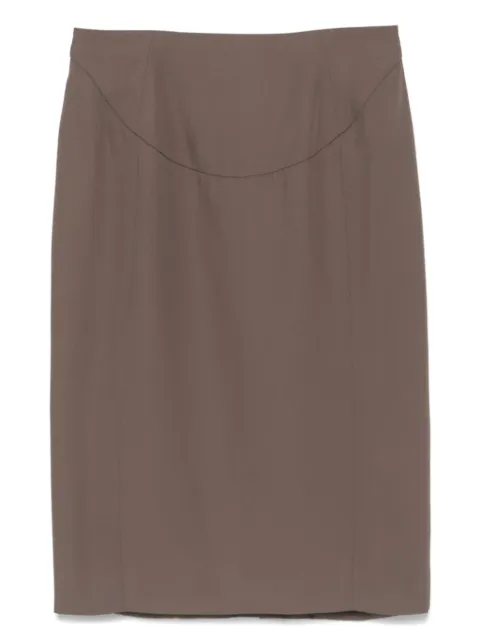 Saint Laurent Pre-Owned 2000s pencil skirt Brown SL250BQ