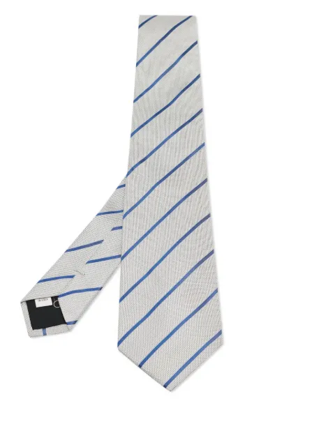 Valentino Garavani Pre-Owned striped tie White 901778