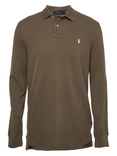 Polo Ralph Lauren Vintage pre-owned long-sleeve polo shirt Brown 912640