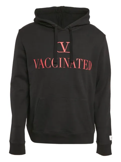 Valentino Garavani Pre-Owned logo-print cotton sweatshirt Black 1121558