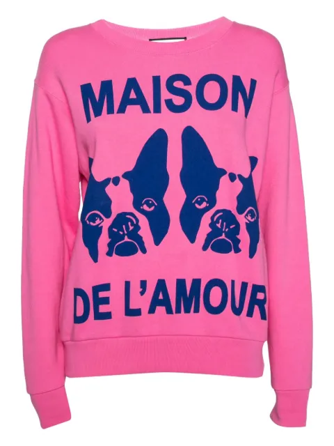 Gucci Pre-Owned Maison de L'Amour sweatshirt Pink 631266