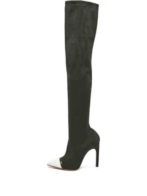 Givenchy Pre-Owned over-the-knee stiletto boots Black 1108214