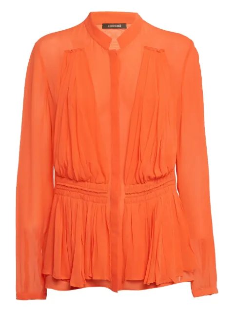 Roberto Cavalli Vintage Pre-owned silk blouse Orange 1038467