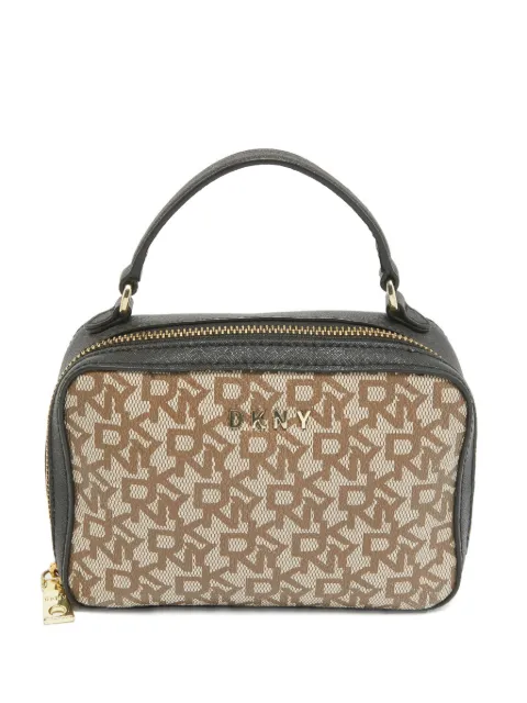DKNY monogram-pattern tote bag Black 1024587