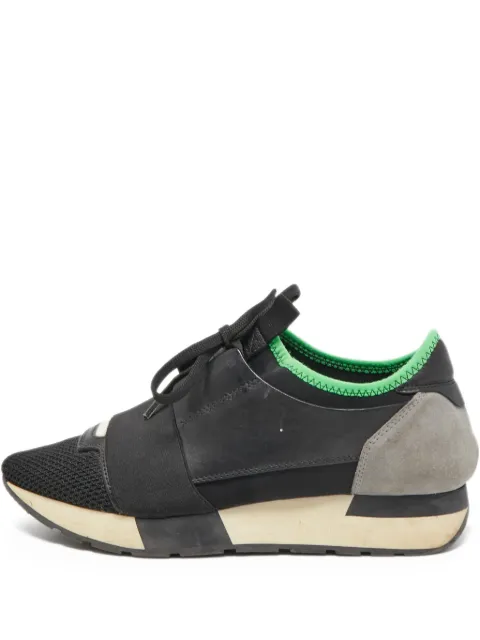 Balenciaga Pre-Owned mesh-panelled sneakers Black 820247