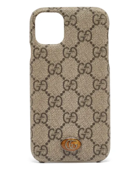 Gucci Pre-Owned GG Supreme iPhone 11 Pro Max case Neutrals 994651
