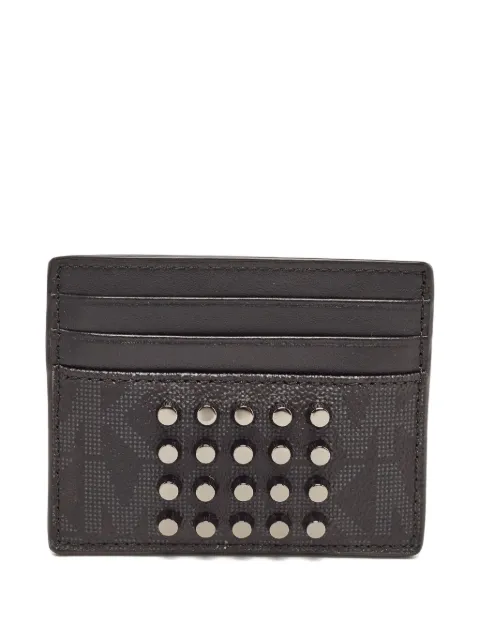 Michael Kors Vintage pre-owned studded leather cardholder Black 908945