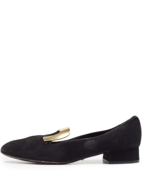 Gucci Pre-Owned Alma loafers Black 900894