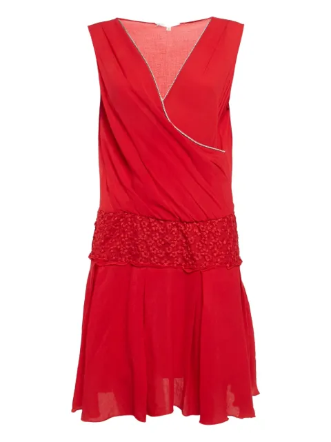 Maje pre-owned Rosalina V-neck dress Red 1123983