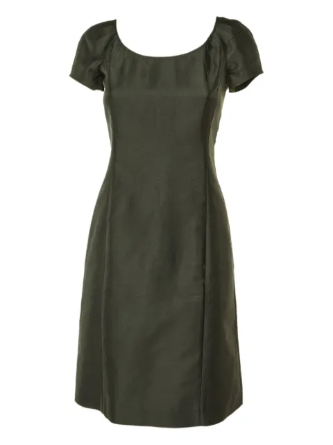 Armani Vintage short-sleeve sheath dress Black 1116544