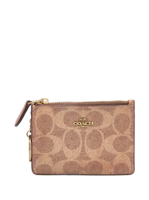 Coach Vintage logo-plaque wallet Neutrals 797798