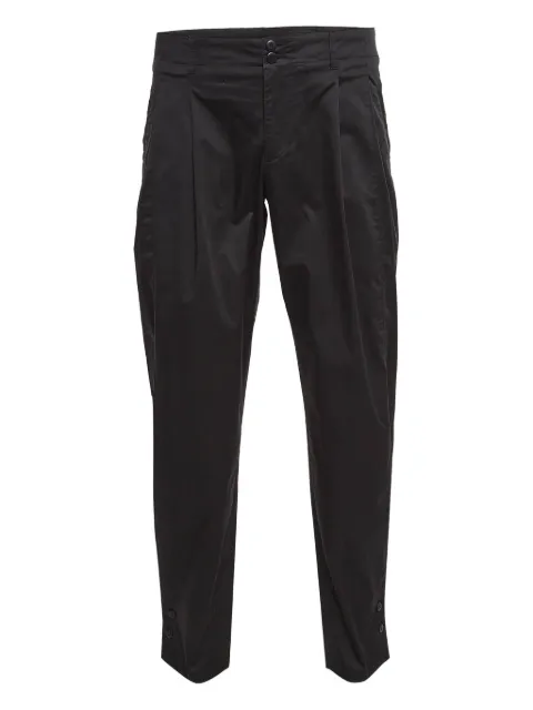 Emporio Armani Pre-Owned pleat-detail trousers Black 1037896
