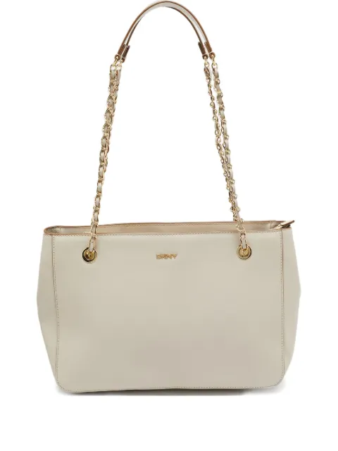 DKNY leather shoulder bag White 1014837