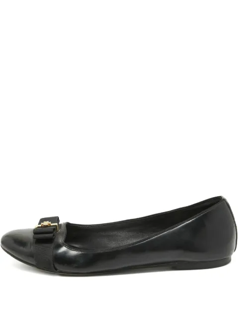 Tory Burch leather ballet flats Black 938214