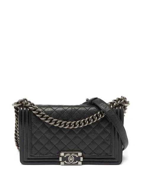 CHANEL Pre-Owned Boy quilted shoulder bag Black 992744