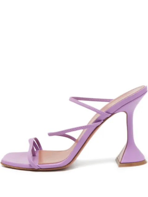 Amina Muaddi pre-owned 110mm Naima sandals Purple 823606