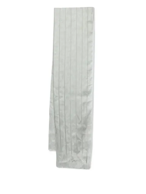 Giorgio Armani Pre-Owned striped scarf Grey 1079883