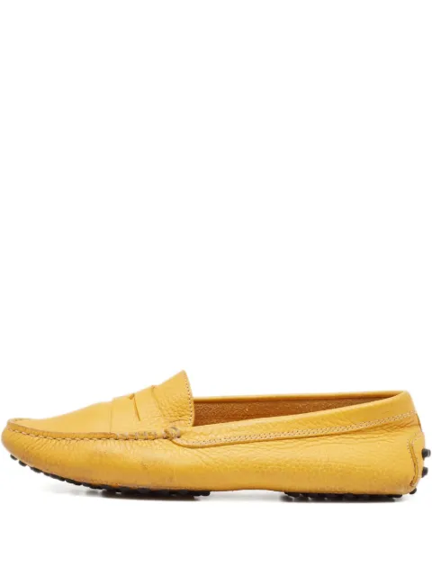 Tod's Vintage pre-owned Gommino loafers Yellow 1075261