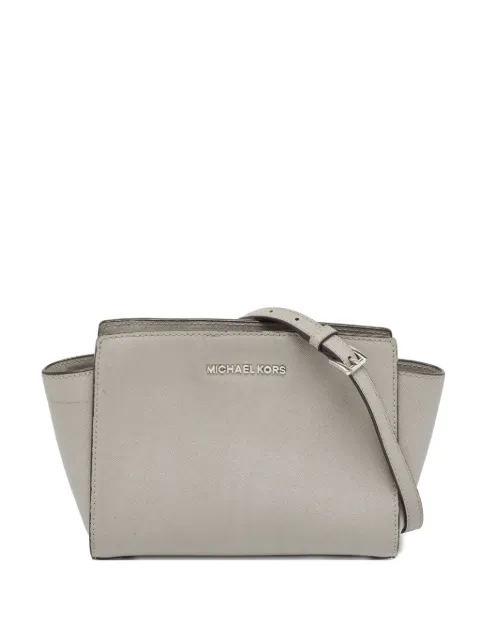 Michael Kors Vintage pre-owned leather shoulder bag Grey 1045201