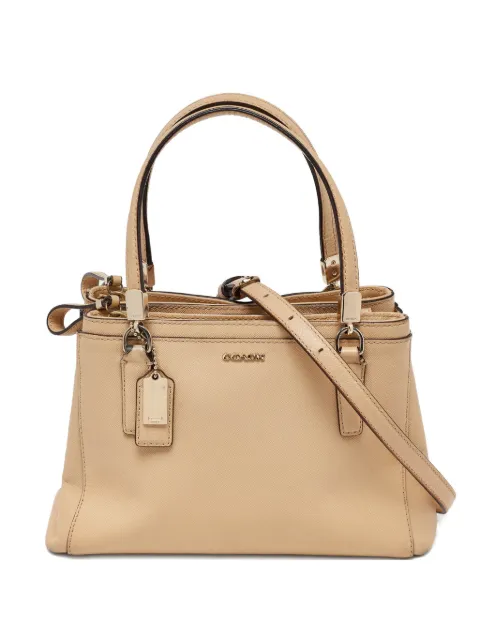 Coach Vintage mini Christie leather handbag Neutrals 1002970