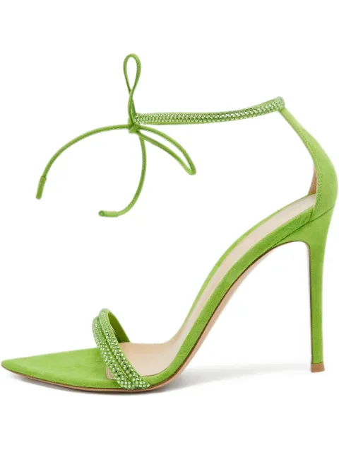 Gianvito Rossi pre-owned 110mm Montecarlo strappy stiletto sandals Green 952860