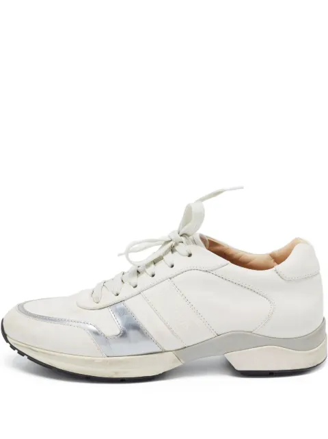 Tod's Vintage pre-owned panelled trainers White 735992