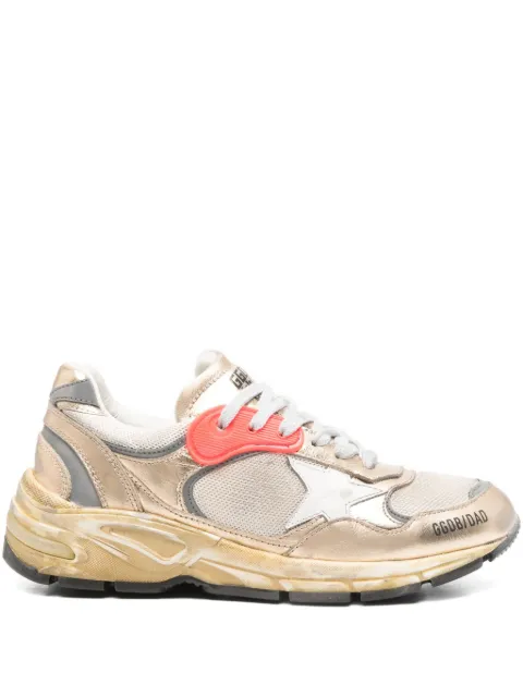 Golden Goose Dad-Star metallic sneakers Neutrals GWF00884F007461