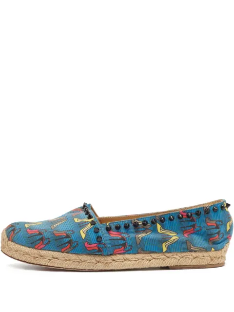 Christian Louboutin Pre-Owned Ares espadrille Blue 858663
