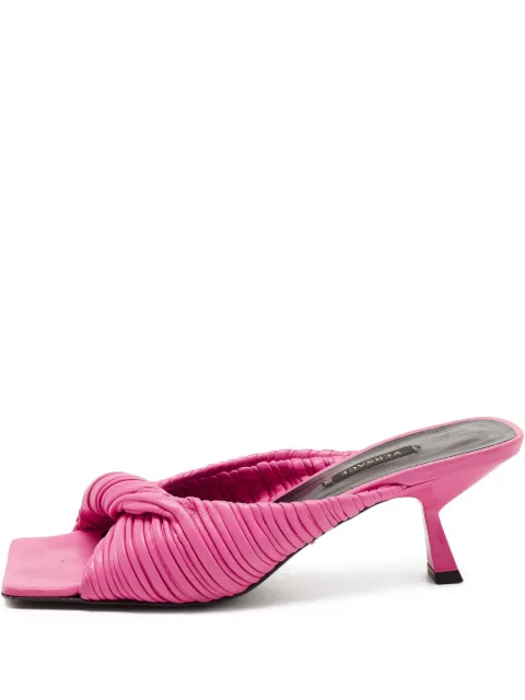 Versace Pre-Owned 65mm leather sandals Pink 816531